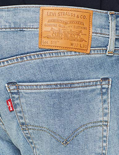 Levi's 511 Slim Fit Vaqueros, Aegean Adapt, 34W / 32L para Hombre