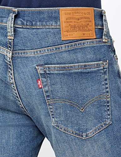 Levi's 511 Slim Fit Vaqueros, Orinda 2988, 32W / 30L para Hombre