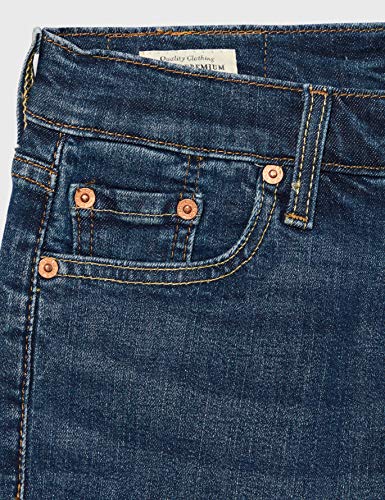 Levi's 511 Slim Hemmed Pantalones Cortos de Mezclilla, Rye Short, 32 para Hombre