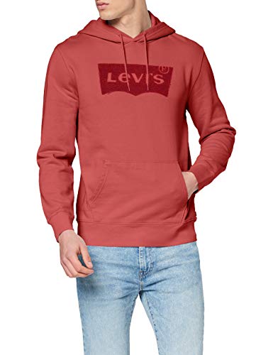 Levi's Graphic Po Hoodie-B Sudadera, Rojo (Hm Ssnl Tonal Pop Earth Red 0107), Medium para Hombre