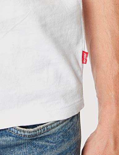 Levi's Graphic Set-In Neck, Camiseta para Hombre, Blanco (C18978 Graphic H215-Hm White Graphic H215-Hm 36.4 140), Large