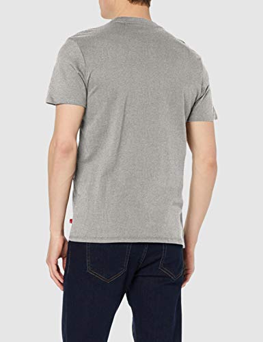 Levi's Graphic Set-In Neck, Camiseta para Hombre, Gris (C18976 Graphic H215 Midtone Htr Grey Graphic H215-Hm 36.2 138), Medium