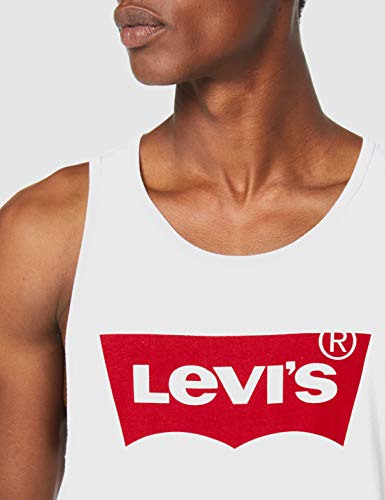 Levi's Graphic Top Camiseta Deportiva de Tirantes, Blanco (Hm Tank Ssnl White 0000), Small para Hombre