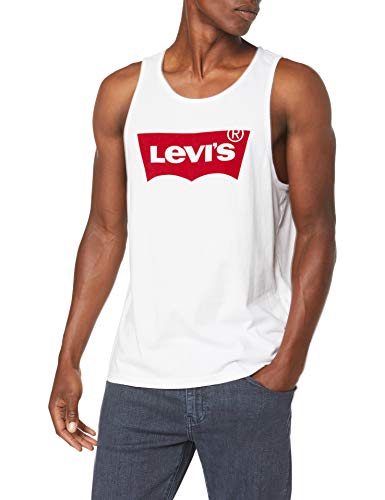 Levi's Graphic Top Camiseta Deportiva de Tirantes, Blanco (Hm Tank Ssnl White 0000), Small para Hombre