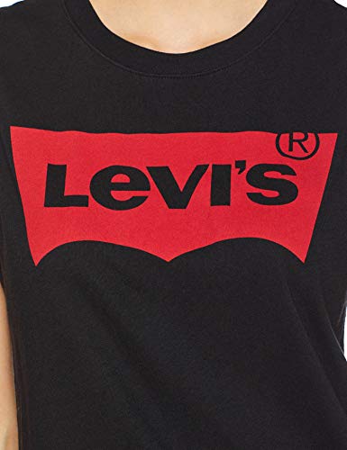 Levi's On Tour Camiseta Deportiva de Tirantes, Negro (Red Hsmk Tank Black 0023), Small para Mujer