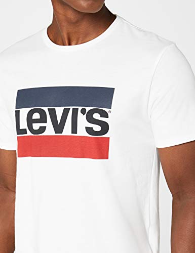 Levi's Sportswear Logo Graphic - Camiseta para Hombre, Blanco (84 Sportswear Logo White 0000), X-Large