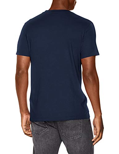 Levi's SS Original Hm tee Camiseta, Azul (Cotton + Patch Dress Blues 0017), Large para Hombre
