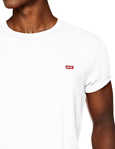 Levi's SS Original Hm tee Camiseta, Multicolor (Cotton + Patch White 0000), Large para Hombre