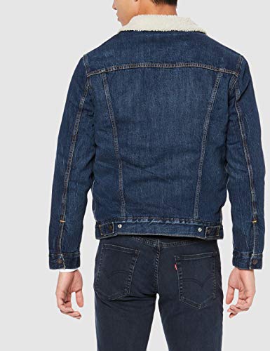 Levi's Type 3 Chaqueta Vaquera, Azul (Palmer Sherpa Trucker 0105), X-Small para Hombre