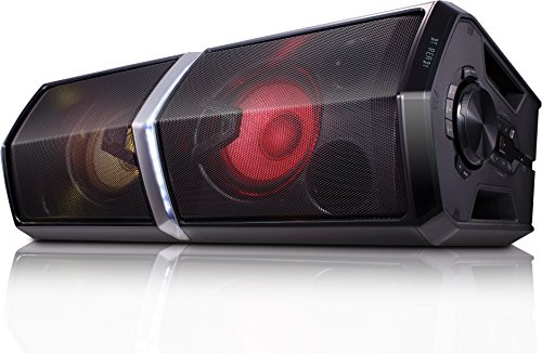 LG FH6 - Altavoz inalámbrico Hi-Fi (Bluetooth, radio FM y USB grabador) Color negro