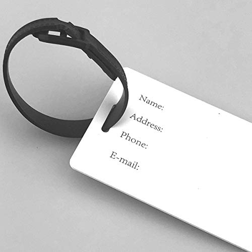 liang4268 Etiquetas de Equipaje Kettlebell Heartbeat Luggage Tags Suitcase Labels Travel Bag Labels Unique Design Business Card Holder for Baggage for Baggage Suitcase Tags Bulk