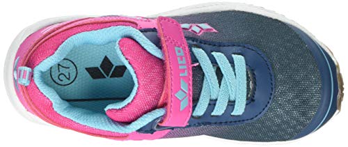 Lico Barney VS, Zapatillas de Deporte Interior para Niñas, Azul (Marine/Pink/Türkis Marine/Pink/Türkis), 30 EU