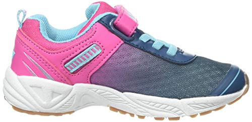 Lico Barney VS, Zapatillas de Deporte Interior para Niñas, Azul (Marine/Pink/Türkis Marine/Pink/Türkis), 30 EU