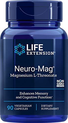 Life Extension, Neuro-Mag, L-Treonato de Magnesio, 90 Cápsulas vegetarianas, sin soja, sin gluten