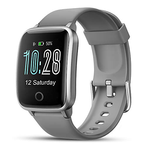 LIFEBEE Smartwatch, Reloj Inteligente Impermeable IP68 con Monitor de Sueño Pulsómetros Cronómetros Contador de Caloría, Pulsera de Actividad Inteligente para Hombre Mujer niños con iOS y Android