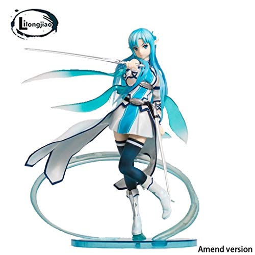 Lilongjiao Sword Art Online: Asistente de Agua Asuna versión de PVC de Alta Figura Acerca 9inches / 23cm