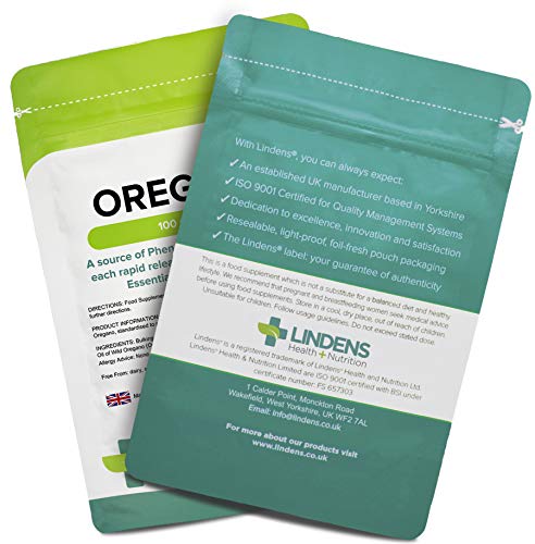 Lindens aceite de Orégano 25mg cápsulas paquete de 100GB Fabricante