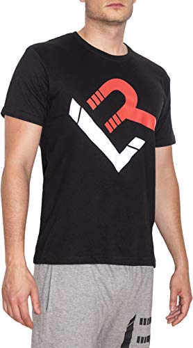 Linea Recta Camiseta Corta LR 2019 (Negra, M)