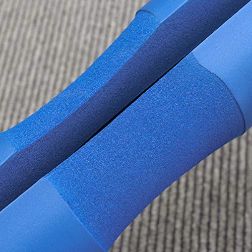 LIOOBO Almohadilla para Barra de Pesas Squats Lunges Hip thrusts protección de Hombros Cuello y Espalda en Sentadillas (Azul)