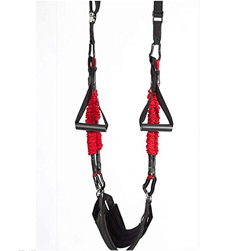 LIUJIE Bungee Cord Bandas de Resistencia de capacitación para Gimnasio en casa Vallas de Yoga Cinturón de Gravedad Formación Bungee Pro Fitness Equipo Ideal para la Familia Gimnasio Studio