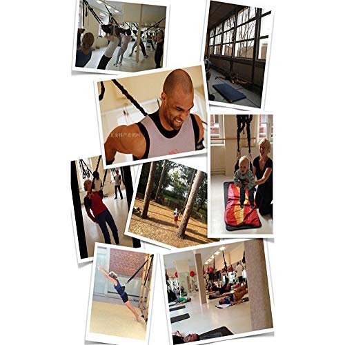 LIUJIE Bungee Cord Bandas de Resistencia de capacitación para Gimnasio en casa Vallas de Yoga Cinturón de Gravedad Formación Bungee Pro Fitness Equipo Ideal para la Familia Gimnasio Studio