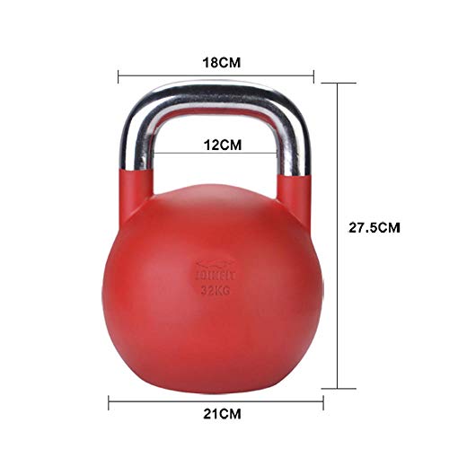 LIUYUE Kettlebell, Fitness Profesional Campana De La Caldera Pesas Rusas Competitivos Equipo De Entrenamiento De Fitness En Casa-Rosa-8KG