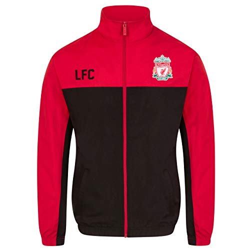 Liverpool FC - Chándal oficial para hombre - Chaqueta y pantalón largos - Rojo - Medium