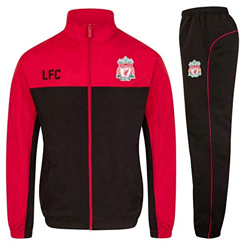 Liverpool FC - Chándal oficial para hombre - Chaqueta y pantalón largos - Rojo - Medium