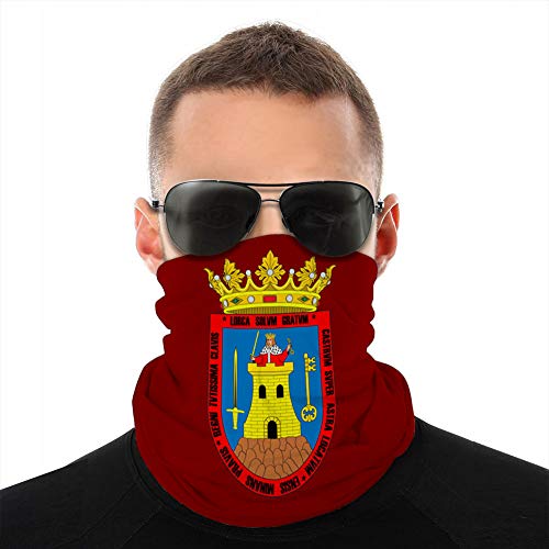 LJKHas232 Full Function Cover Shield Covers Protection Flag of Lorca in Region of Murcia in Spain Neck Scarf
