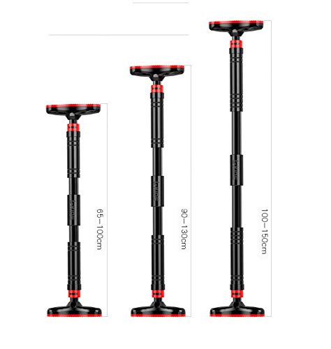 LLUO Chin Up Bar Pull Up Bar for Doorway with No Screws Install Heavy Duty Door Exercise Bar for Home Fitness Workout Training (65-100CM)