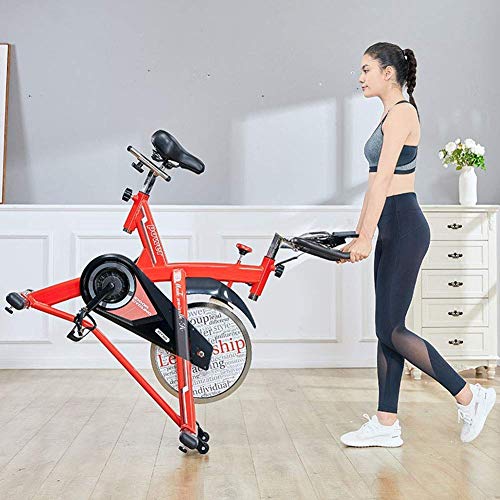 LNDDP Bicicleta estática - Equipo aeróbico - ¿Máquina Vertical Entrenamiento para Ciclismo Interior? Spinning? Flywheel for? Cardio Workout