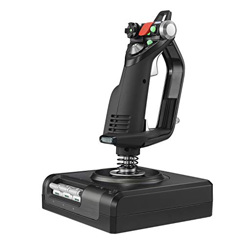 Logitech G Saitek PRO Flight Yoke System - Palanca Profesional y Accelerador