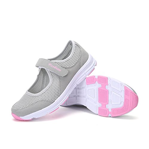 Logobeing Zapatosde Mujer Zapatillas Respirable Mocasines Deportes Casual Sandalias Antideslizantes Fitness Correr Calzado Deportivo Zapatilla Malla Plataforma