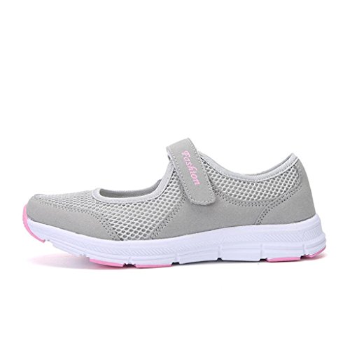 Logobeing Zapatosde Mujer Zapatillas Respirable Mocasines Deportes Casual Sandalias Antideslizantes Fitness Correr Calzado Deportivo Zapatilla Malla Plataforma