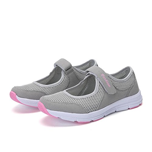 Logobeing Zapatosde Mujer Zapatillas Respirable Mocasines Deportes Casual Sandalias Antideslizantes Fitness Correr Calzado Deportivo Zapatilla Malla Plataforma