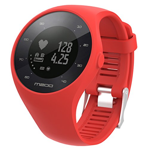 Lokeke Polar M200 - Correa de repuesto de silicona para reloj GPS para correr 