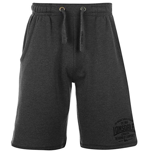 Lonsdale - Pantalones cortos ligeros, tipo bóxer, para hombre, Hombre, Carbón M, 4XL