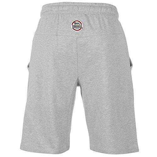 Lonsdale - Pantalones cortos ligeros, tipo bóxer, para hombre, Hombre, Gris claro, M