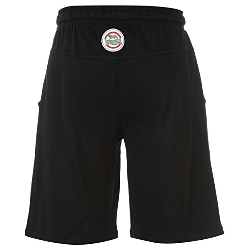 Lonsdale - Pantalones cortos ligeros, tipo bóxer, para hombre Negro negro/blanco 42