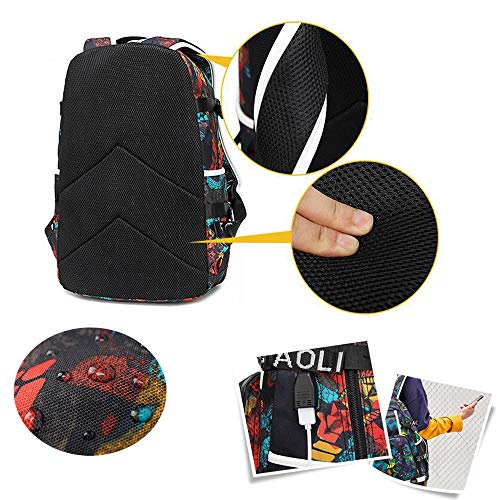 Lorh's store Jugador de Baloncesto Estrella Michael Jordan Mochila multifunción Estudiante de Viaje Mochila para fanáticos para Hombres Mujeres (Estilo 2)