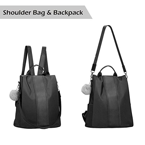 LOSMILE Mujer Bolsos mochila Bolsos de mano Bolsos bandolera Mochila de a diario Bolsa de Viaje Bolsos de peso Ligero Nylon Backpack Daypack para Escuela trabajo fecha