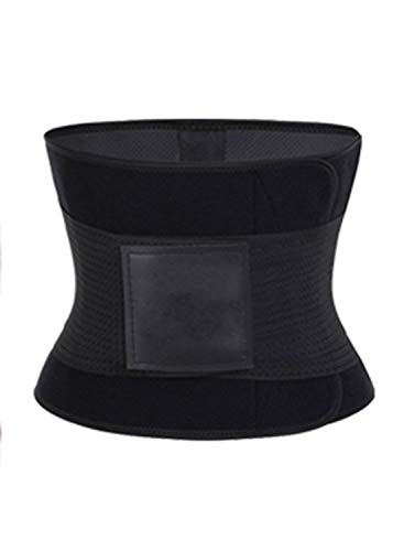 LOSRLY - Cinturón de apoyo para la espalda con logo personalizado para mujer Negro Negro ( 36-38