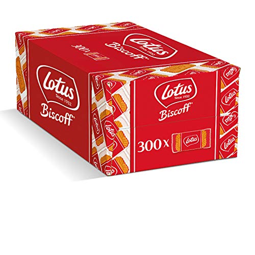 Lotus Biscoff Surtido de galleta caramelizada (300 galletas individuales) - 1875 gr. (23628)