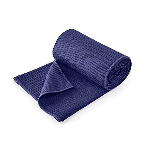 Lotuscrafts Toalla Yoga Antideslizante Grip - Antideslizante y de Secado Rápido - Manta Yoga Antideslizante - Toalla Microfibra Deporte - Toalla de Yoga para Hot Yoga [183 x 61 cm]