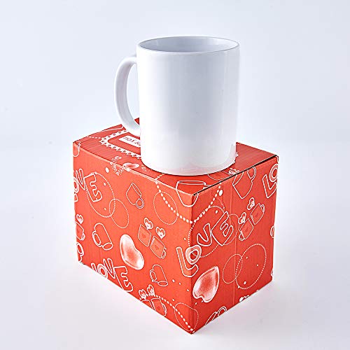 Lplpol - Taza de té, 325 ml, diseño de ojo con texto en inglés "All Seeing Eyeing", color blanco