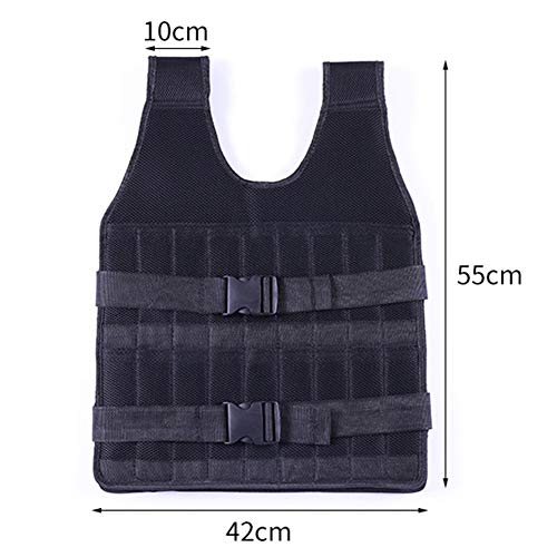 LSHOME Chaleco con Peso Hombres Y Mujeres Corriendo Sacos De Arena De Fitness Ropa De Arena Transpirable Invisible Ajustable Chaleco De Entrenamiento 40 Kg