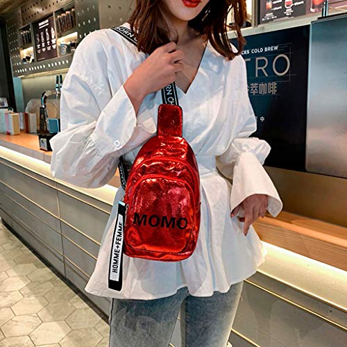Luckycat Riñoneras de Moda Mujeres Hombres Impresión Deportes Senderismo Cinturón Running Cintura Bolsa Bolso Bandolera para Mujer con Cinturón para el Ombligo Bolsos de la cintura del cuero de la PU