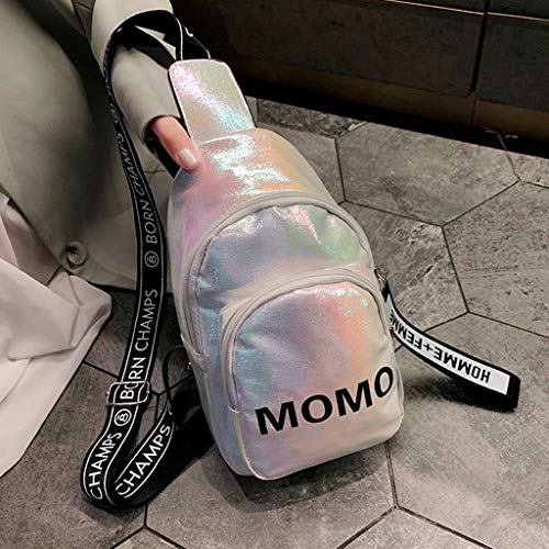 Luckycat Riñoneras de Moda Mujeres Hombres Impresión Deportes Senderismo Cinturón Running Cintura Bolsa Bolso Bandolera para Mujer con Cinturón para el Ombligo Bolsos de la cintura del cuero de la PU