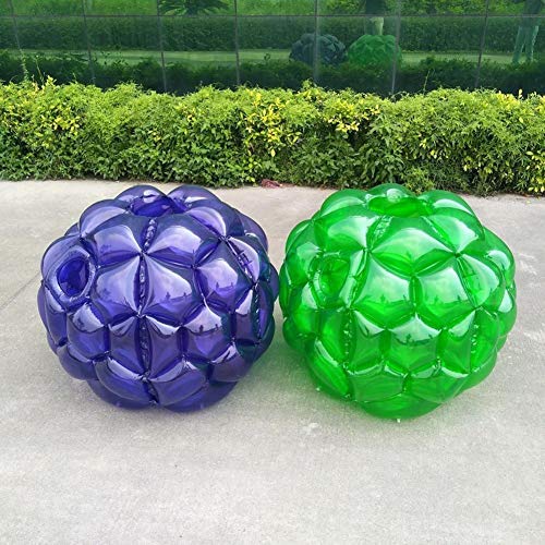 LuukUP Bumper Ball Bubble Ball Bola de Burbuja Inflable de Cuerpo de Parachoques para Adultos y Niños,Juego Inflable al Aire Libre,90cm (Púrpura)