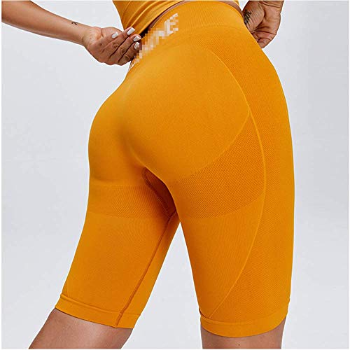 LYZ Pantalones Cortos Deportivos De Cintura Alta Pantalones Cortos De Yoga Pantalones Cortos De Fitness para Mujer Pantalones Cortos De Gimnasio Energy,A-S